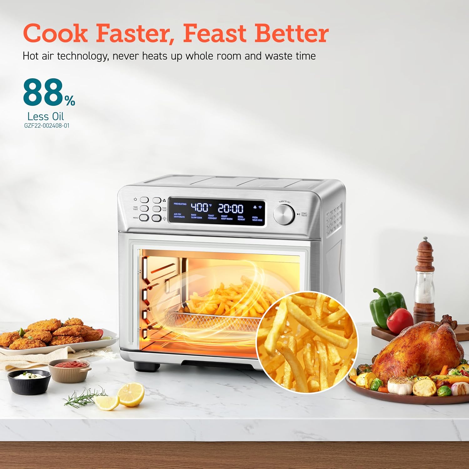 COSORI Smart Combo de forno de fritadeira a ar 11 em 1, banc... | É bom mesmo? Descubra antes de comprar - Image 2