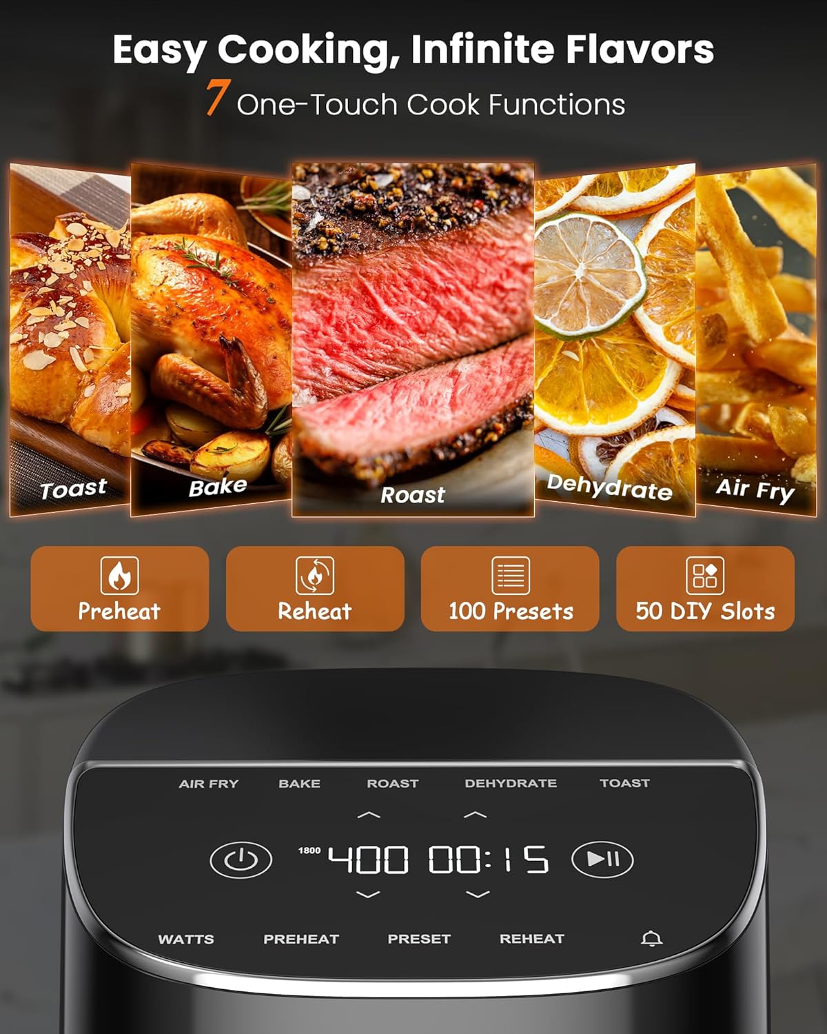 Nuwave Brio Plus Air Fryer 8 Qt, novo e melhorado, livre de ... | É bom mesmo? Descubra antes de comprar - Image 2