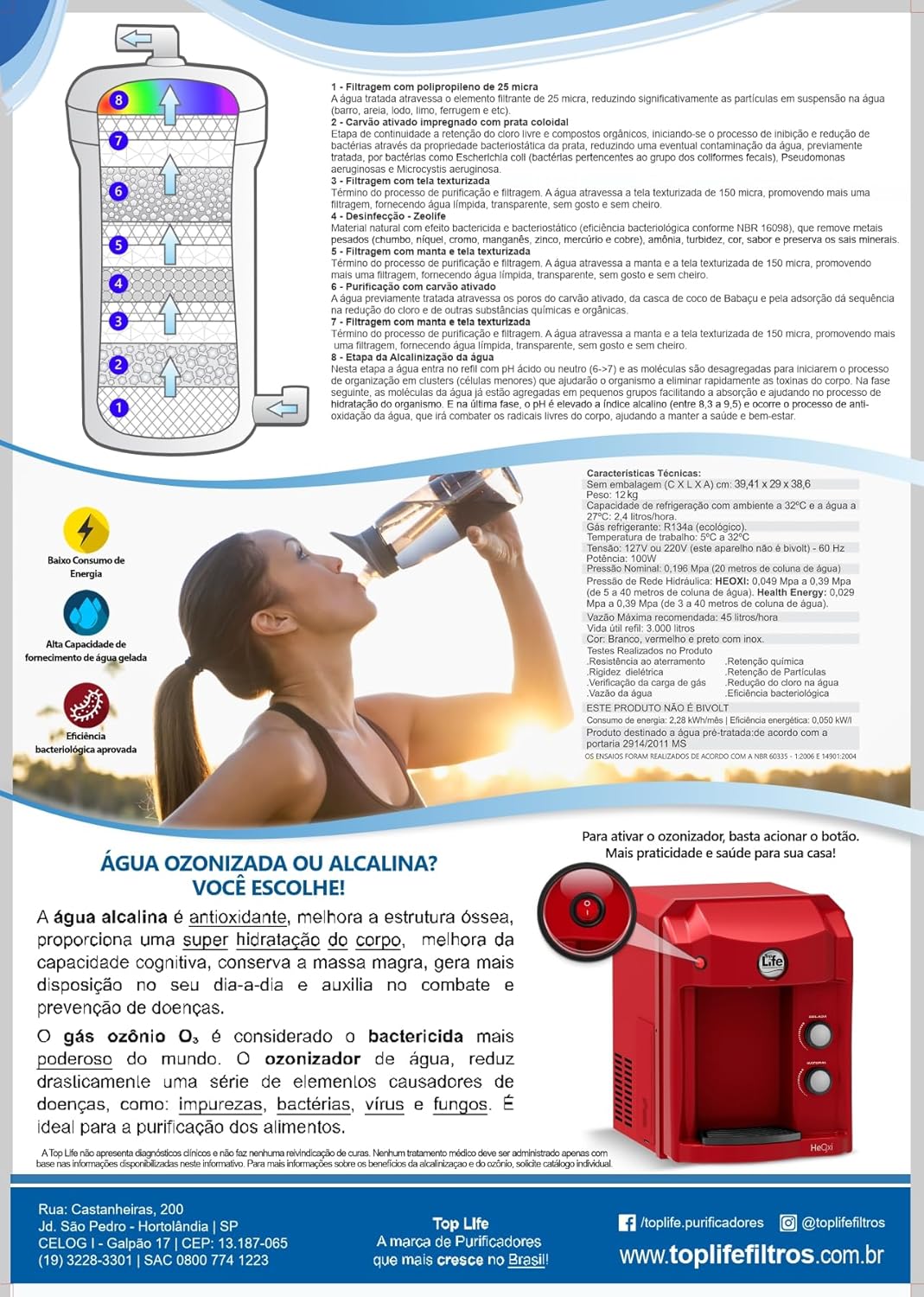 Purificador Água Top Life Alcalina Ionizada Ozonio Gelada He... | É bom mesmo? Descubra antes de comprar - Image 2