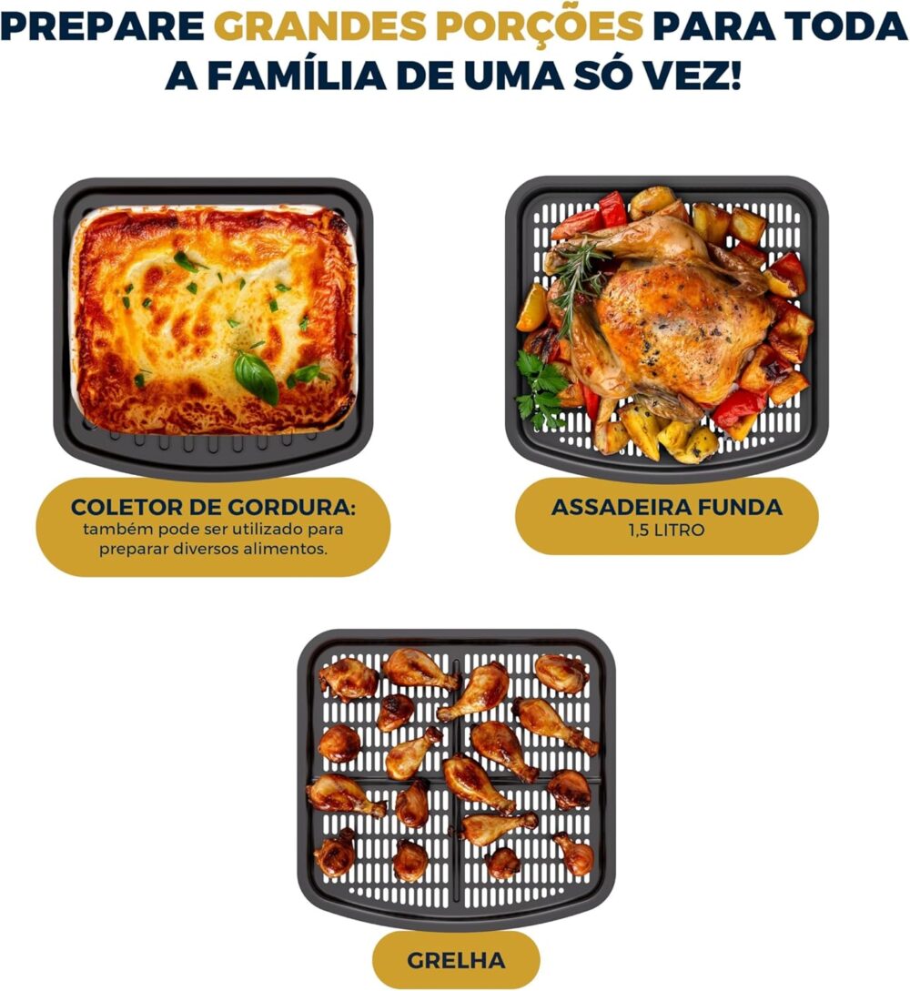 Air Fryer Oven Britânia 11L 8 Funções 1800W BAF11A 220V | É bom mesmo? Descubra antes de comprar - Image 5
