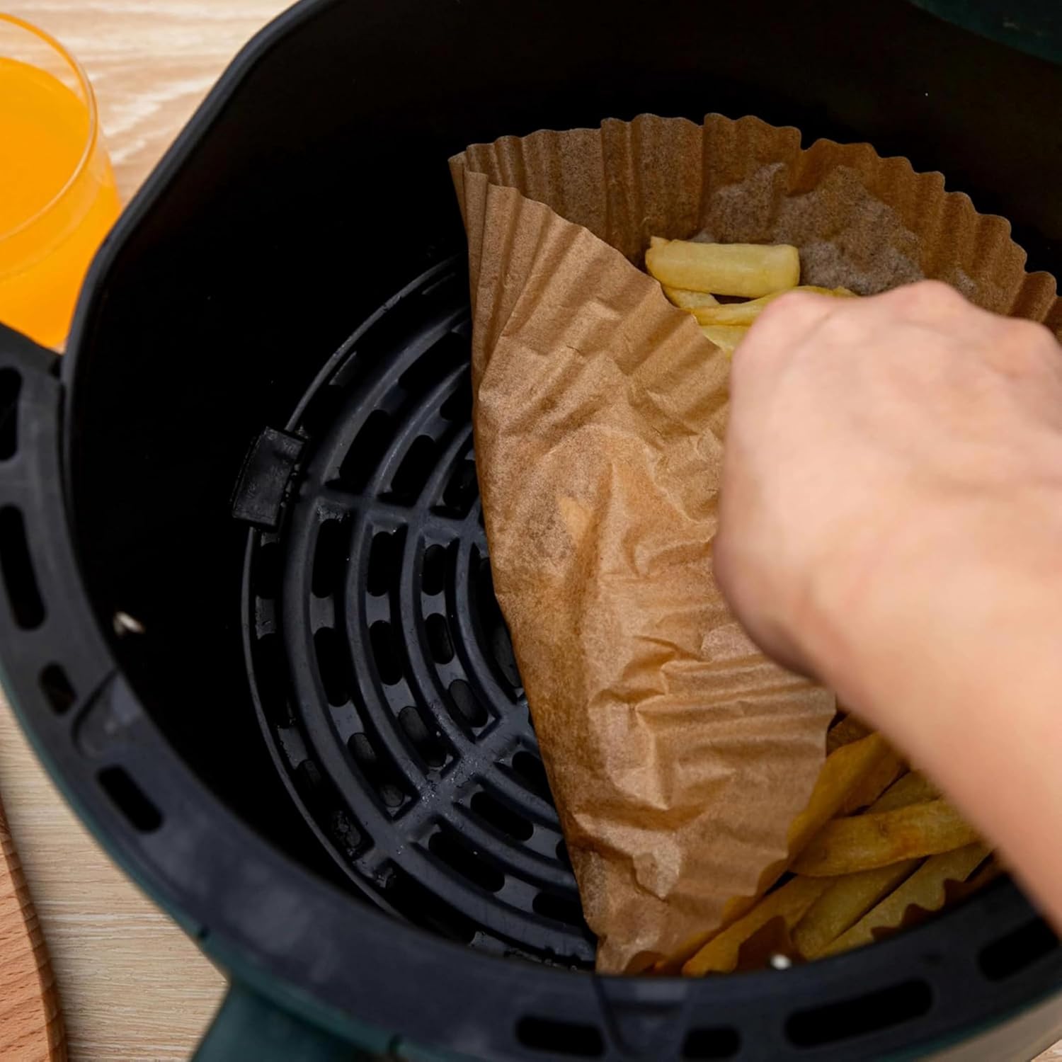 Kit 100 Formas Descartáveis para Air Fryer Redonda 20cm | Pa... | É bom mesmo? Descubra antes de comprar - Image 5