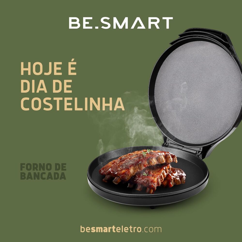 BE.SMART Forno de Bancada Elétrico 1350W Preto 127V - Image 4