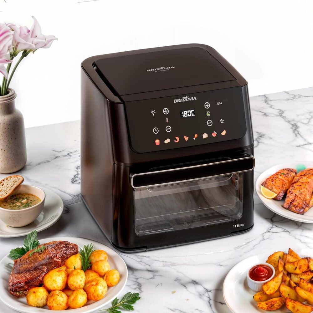 Air Fryer Oven Britânia 11L 8 Funções 1800W BAF11A 220V | É bom mesmo? Descubra antes de comprar - Image 7