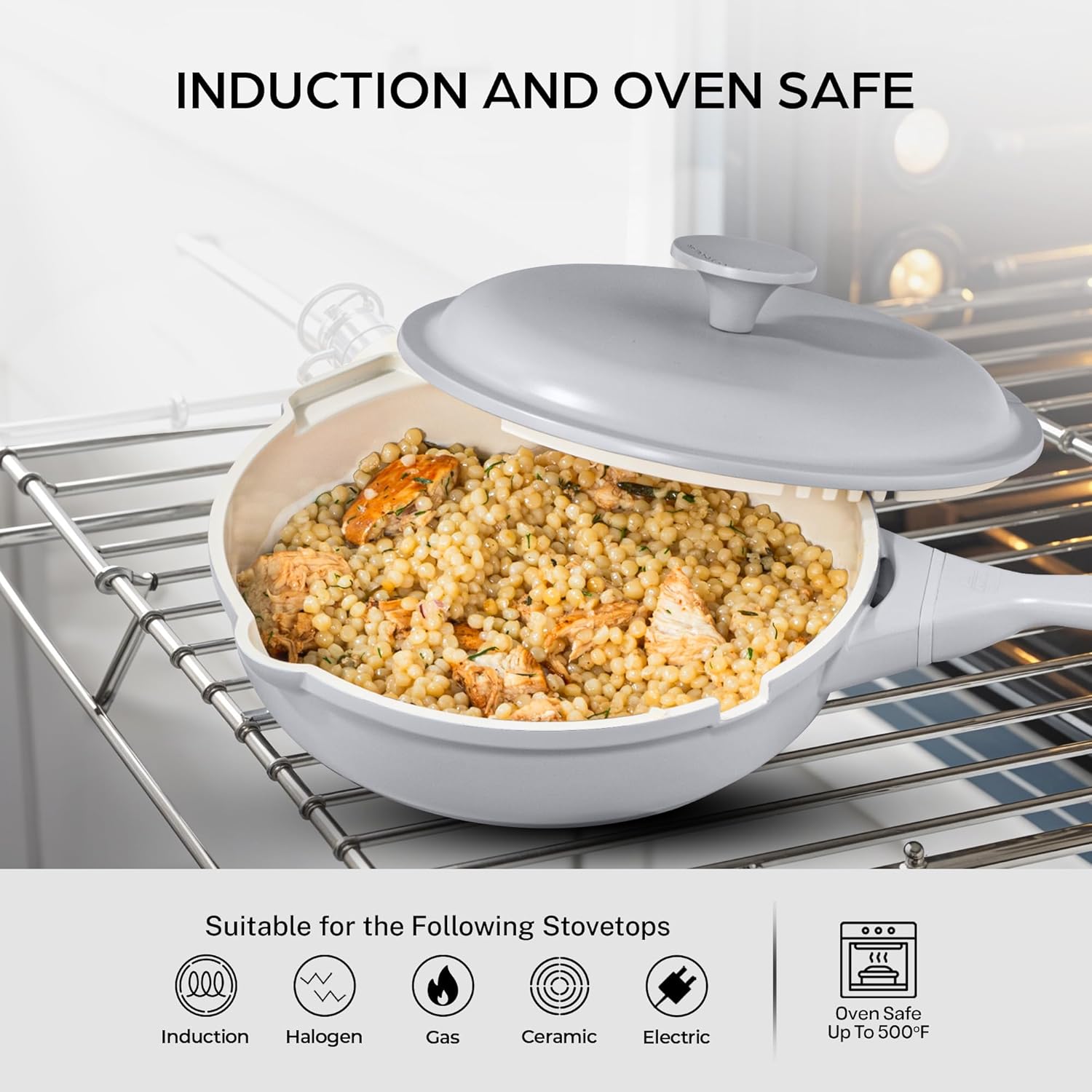 Granitestone Panela De Cerâmica Zuka 10 Em 1, Frigideira Gra... - Image 8