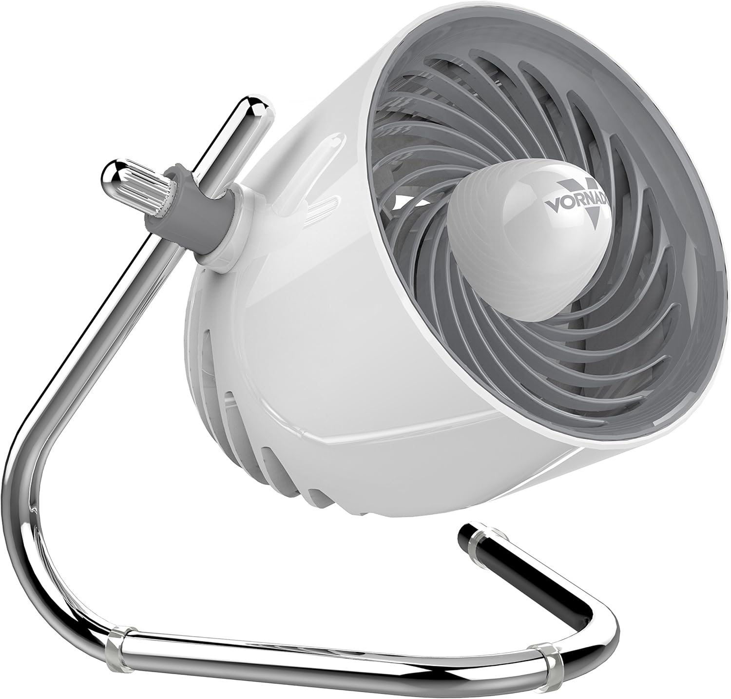 Vornado Ventilador de circulação de ar pessoal pivô branco