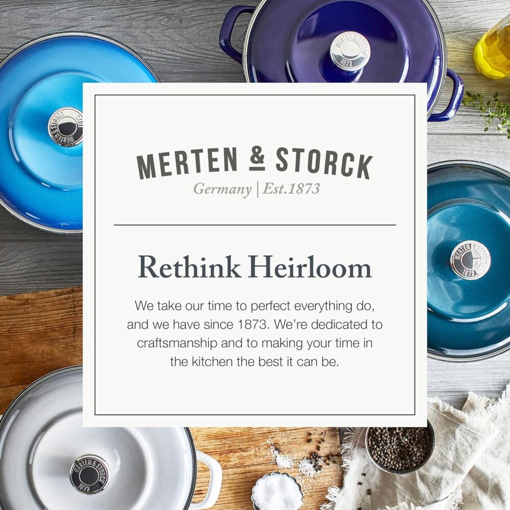 Merten & Storck Ferro esmaltado alemão 1873 forno holandês c... - Image 3