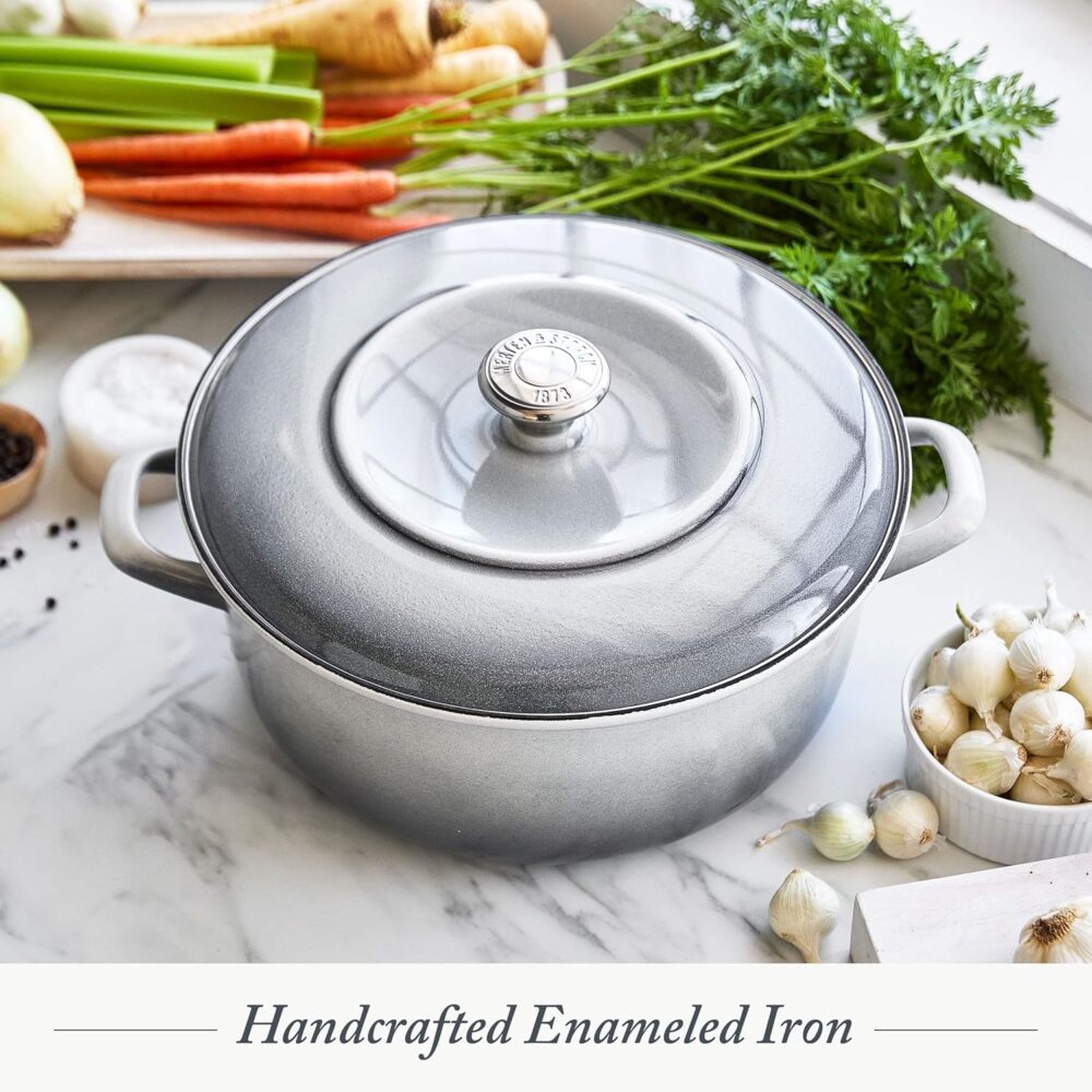 Merten & Storck Ferro esmaltado alemão 1873 forno holandês c... - Image 2