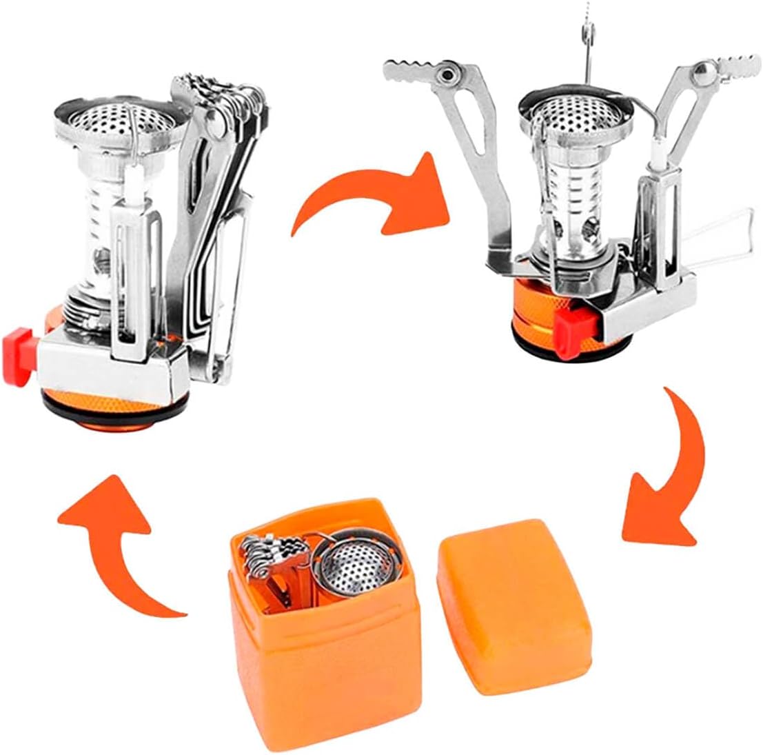 Mini Fogareiro Acendimento Automático Portátil Fogareiro Por... - Image 8