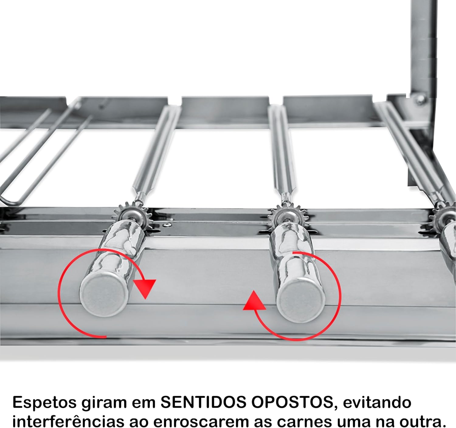 Churrasqueira Gira Grill Inox - Artinox Grill - 6 Espetos Gi... - Image 4