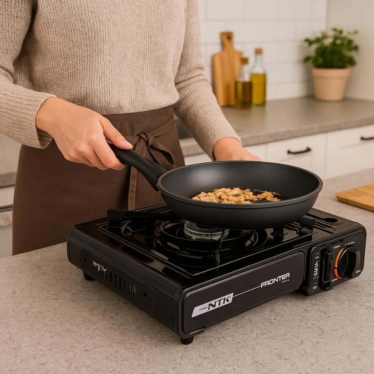 Fogareiro Portátil Frontier | Fogão à Gás de Mesa 1 Boca | 3... - Image 6