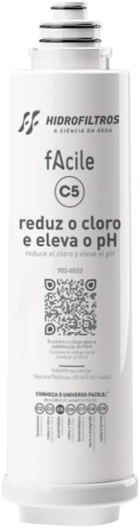 Hidrofiltros - Refil Para Água Facile C5 - Reduz o clor e el... | É bom mesmo? Descubra antes de comprar