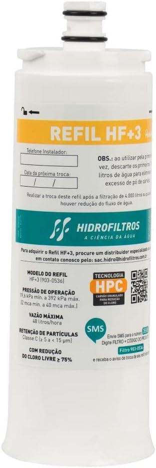 Hidrofiltros - Refil HF+3 Hidrofiltros Compatível com Purifi... | É bom mesmo? Descubra antes de comprar - Image 3