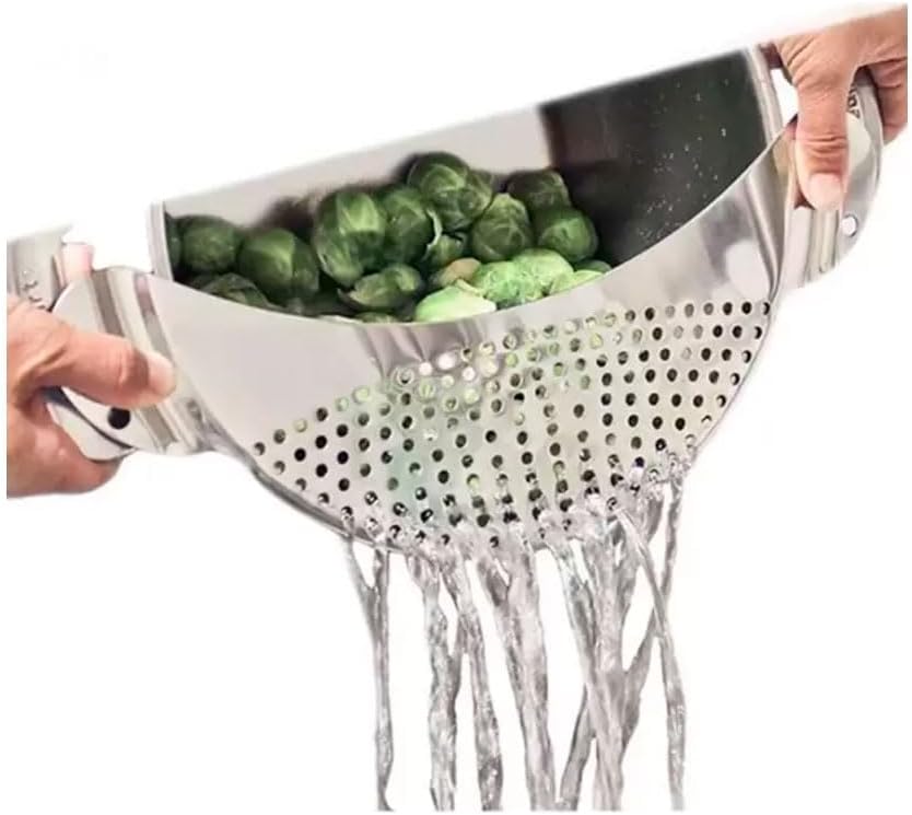 Genérico, Escorredor de Alimentos Ajustavel para Panelas Aço...