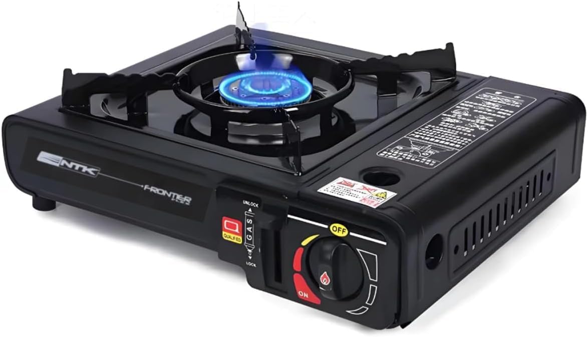 Fogareiro Portátil Frontier | Fogão à Gás de Mesa 1 Boca | 3...