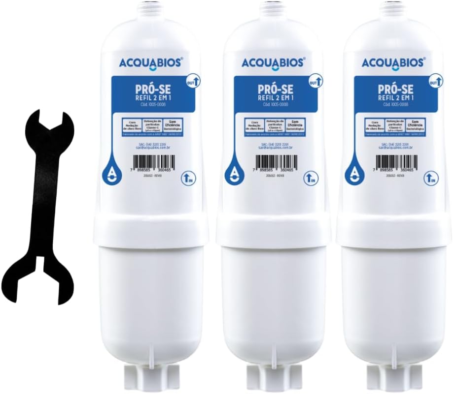 Kit 3 Refil Filtro Agua Acquabios Compatível Purificador Sof... | É bom mesmo? Descubra antes de comprar