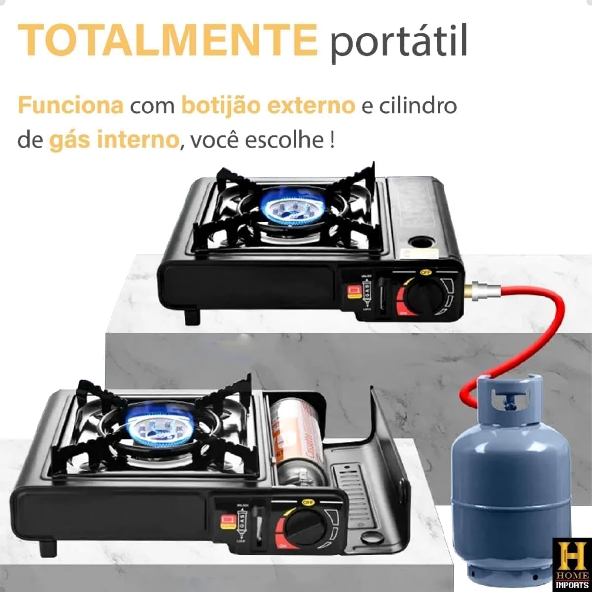 Fogareiro Portátil de Mesa Frontier, 2200W, Ignição Piezoele... - Image 3
