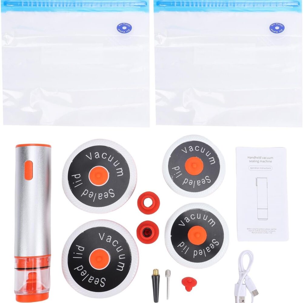 Seladora a vácuo para alimentos, seladora a vácuo portátil s...