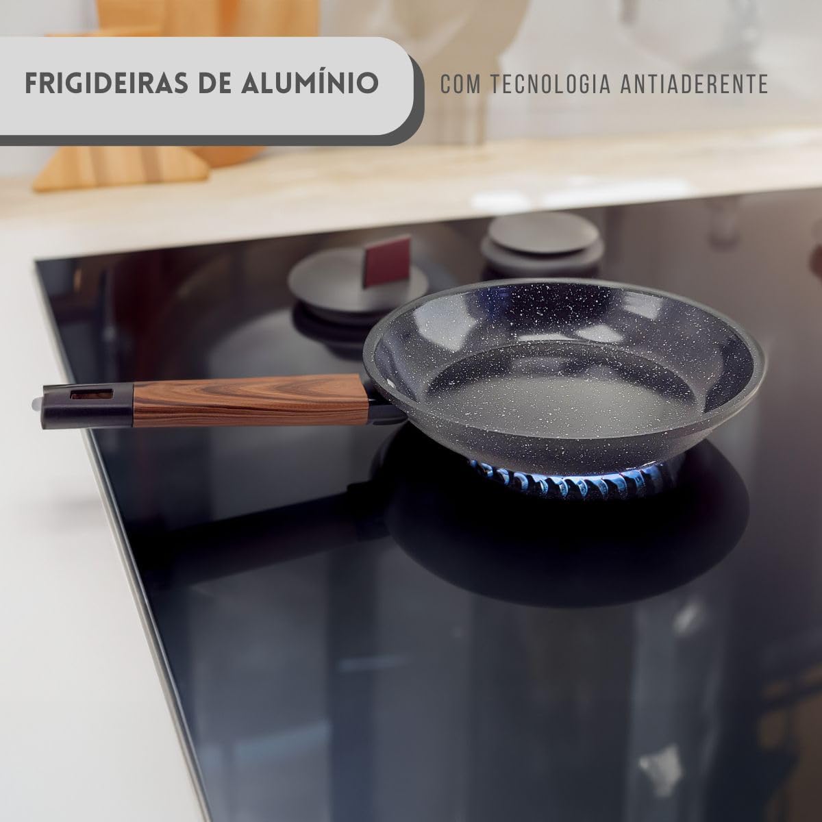 Frigideira Antiaderente Alumínio Fogão Cooktop Indução E Gás... - Image 5