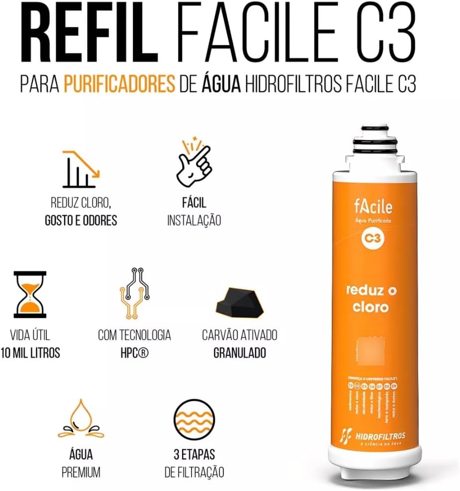 Kit 2 Refis de Filtro para Purificador de Água Facile C3, Mo... | É bom mesmo? Descubra antes de comprar - Image 5