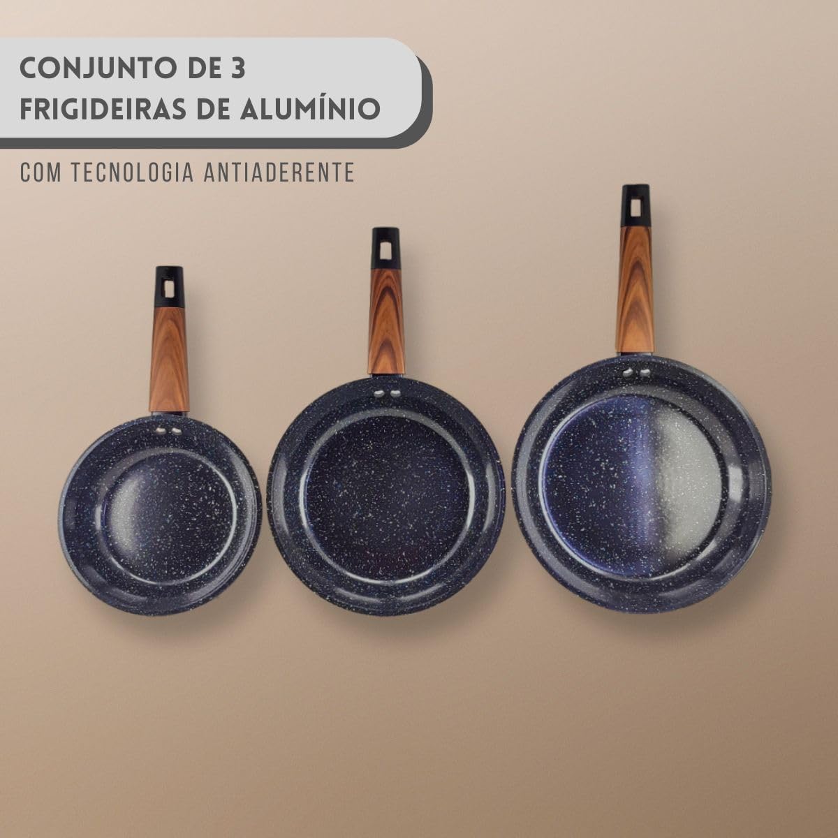 Frigideira Antiaderente Alumínio Fogão Cooktop Indução E Gás... - Image 7
