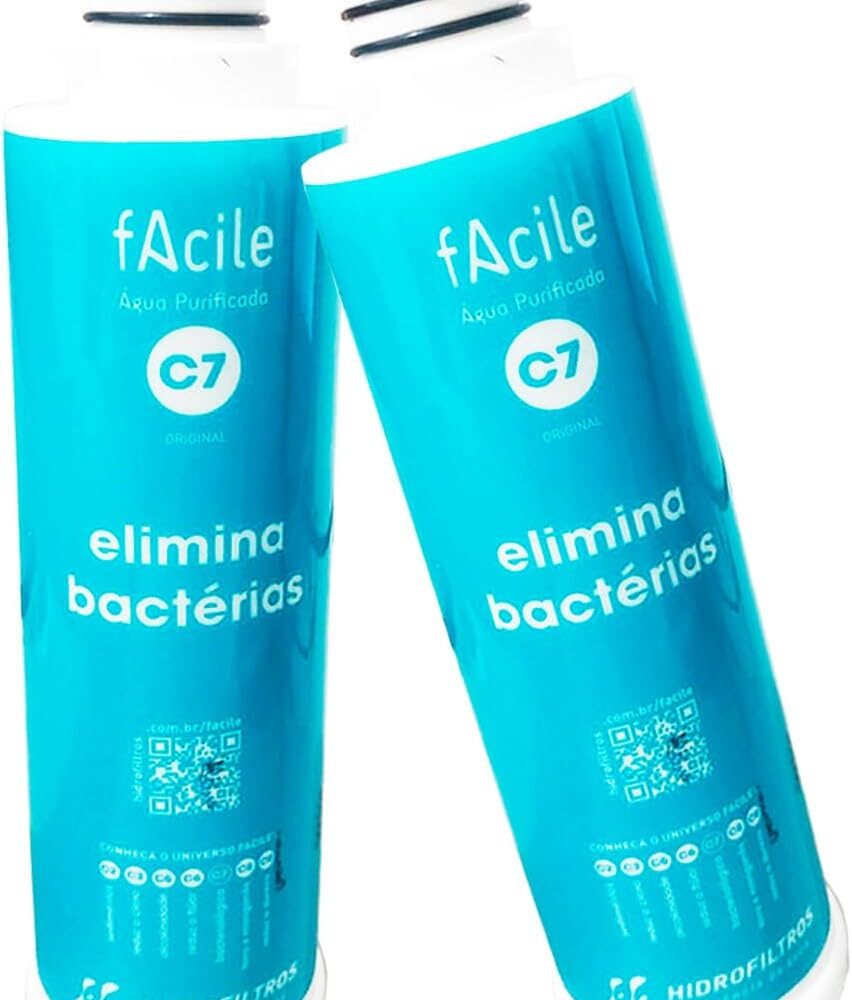 Hidrofiltros, Kit 2 Refil Filtro Facile C7 Antibacteriano Pu... | É bom mesmo? Descubra antes de comprar