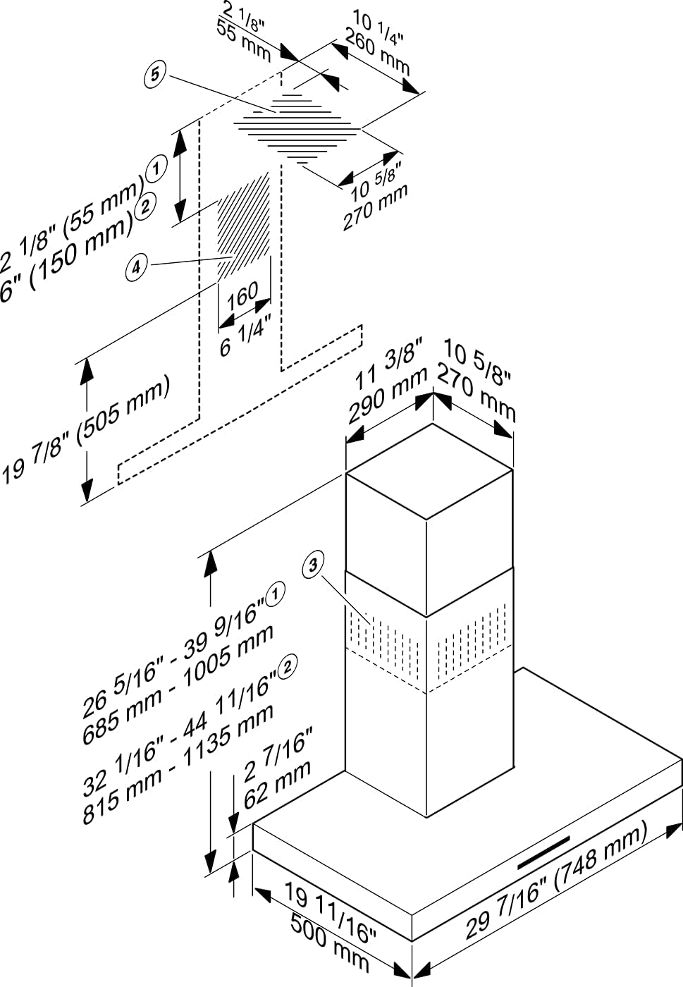 Coifa para Cooktops PUR 88 W EDST - Image 3