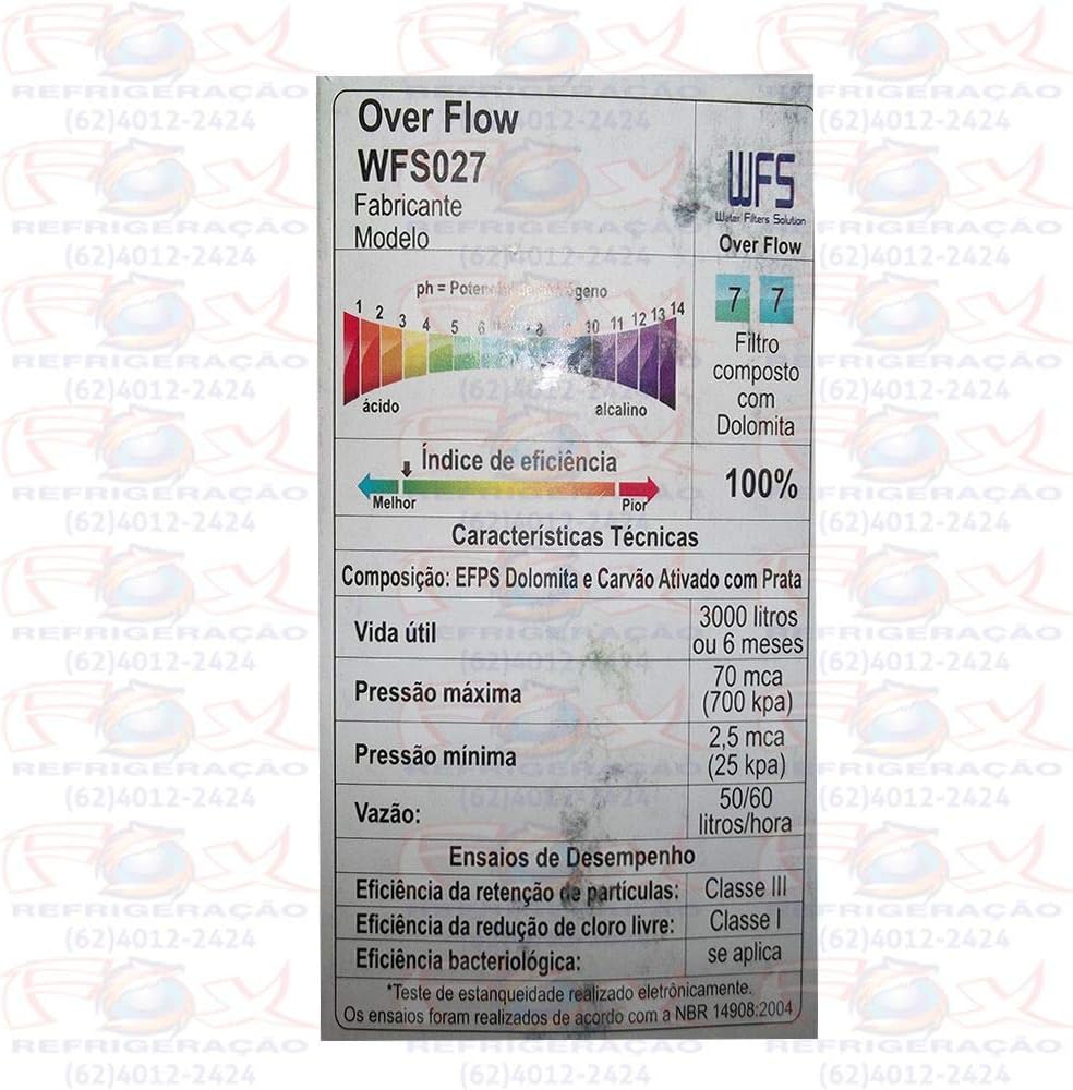 Refil Wfs027 Over Flow Para Purificador De Água Ibbl C+3 - C... | É bom mesmo? Descubra antes de comprar