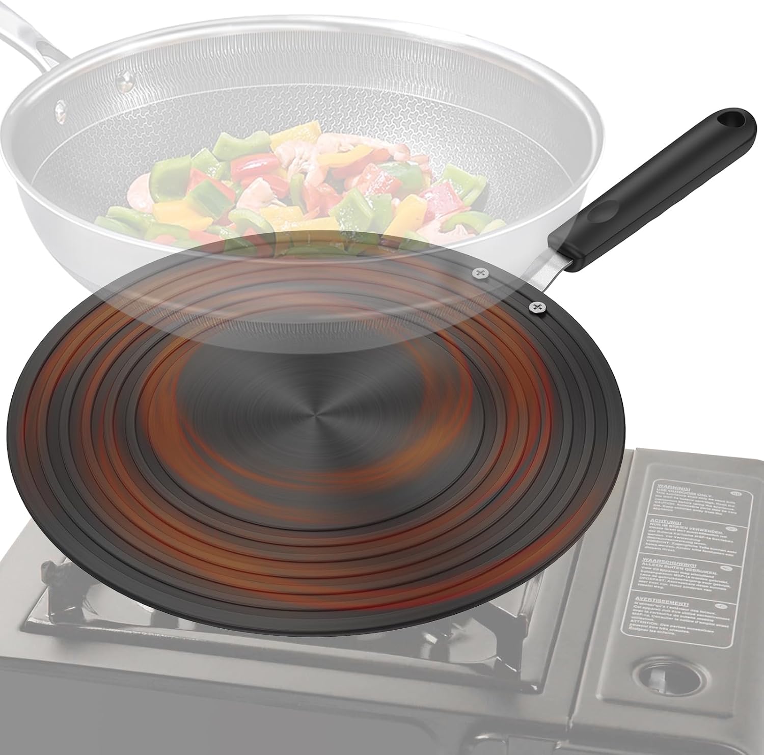 Placa adaptadora de indução, placa difusora de calor dupla f... - Image 5