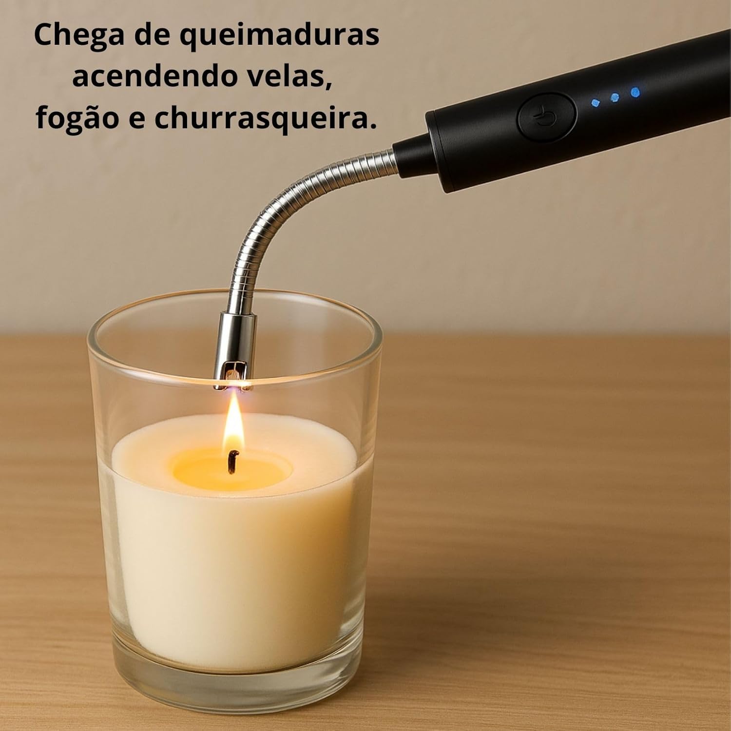 Isqueiro Acendedor Elétrico Recarregável USB para Fogão, Vel... - Image 2