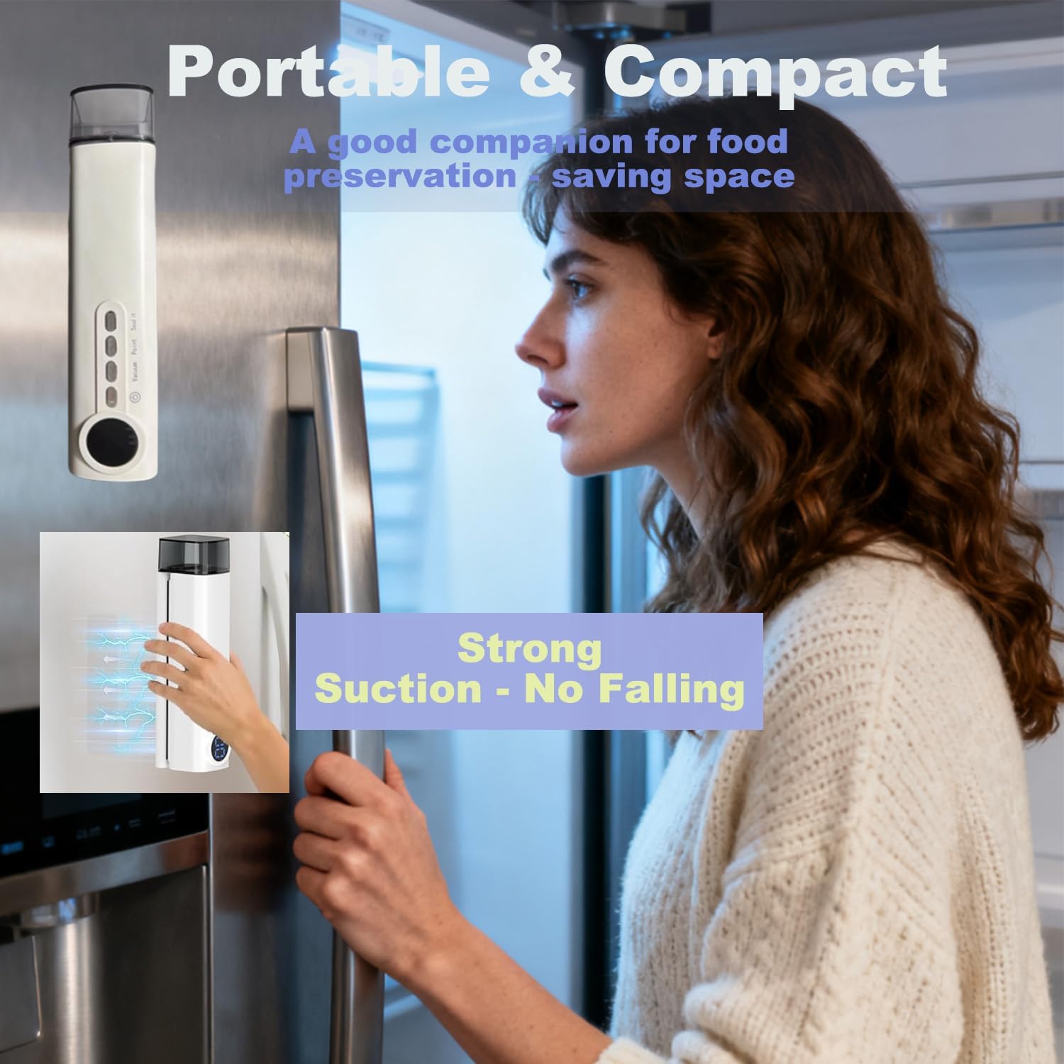 Máquina seladora a vácuo para armazenamento de alimentos, po... - Image 5