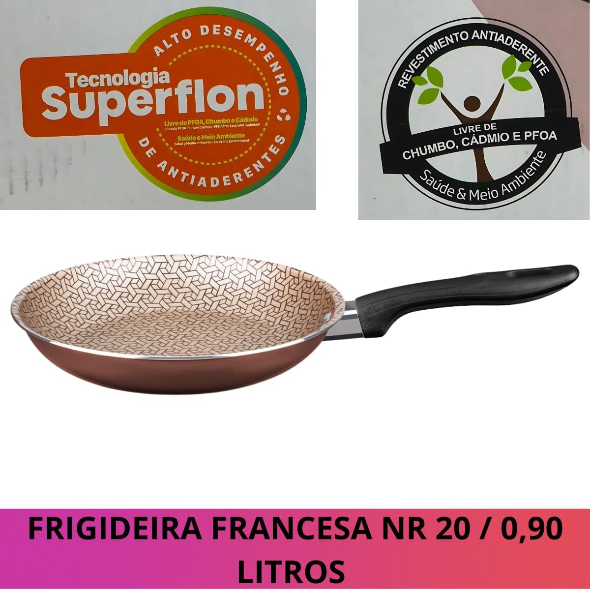 Conjunto de Panelas safira Antiaderente, 5 Peças, Vermelho C... - Image 7