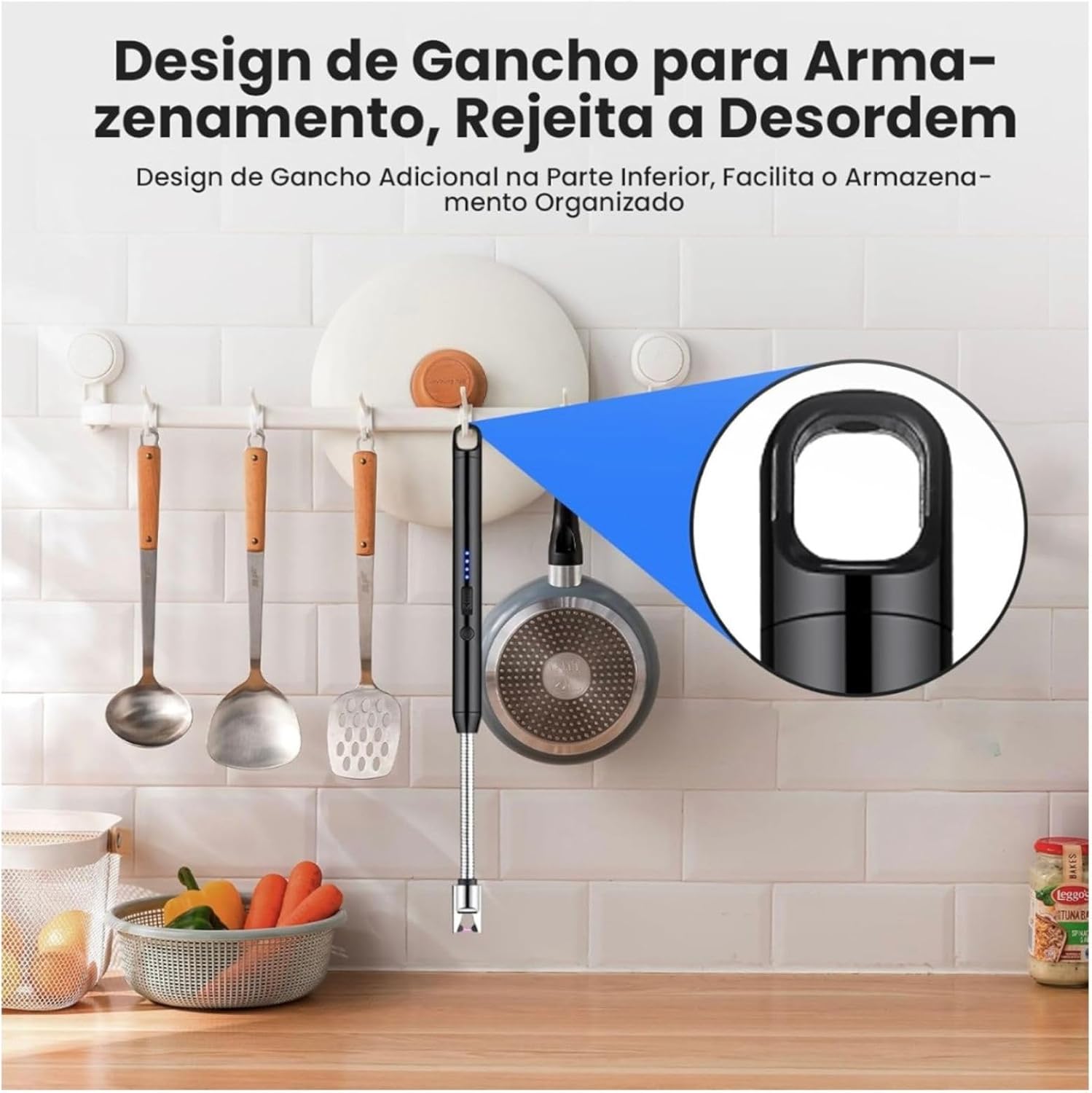 Isqueiro Acendedor Elétrico Recarregável USB para Fogão, Vel... - Image 9