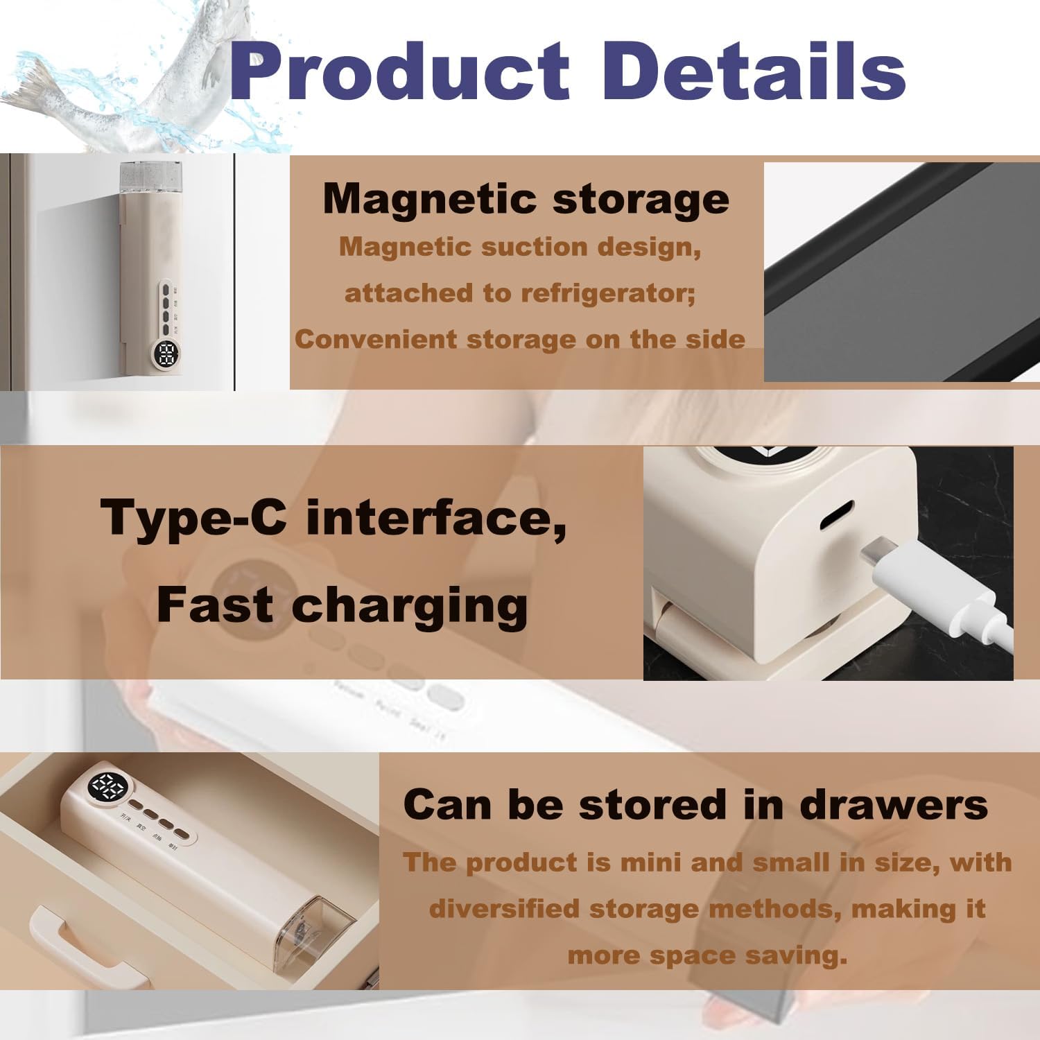 Máquina seladora a vácuo para armazenamento de alimentos, po... - Image 4