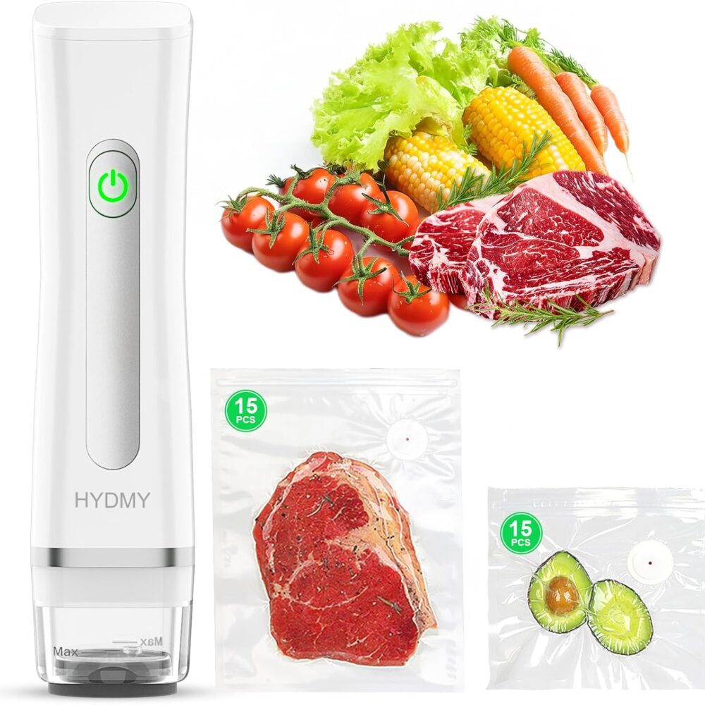 Seladora a vácuo para alimentos com tanque de água visível |...