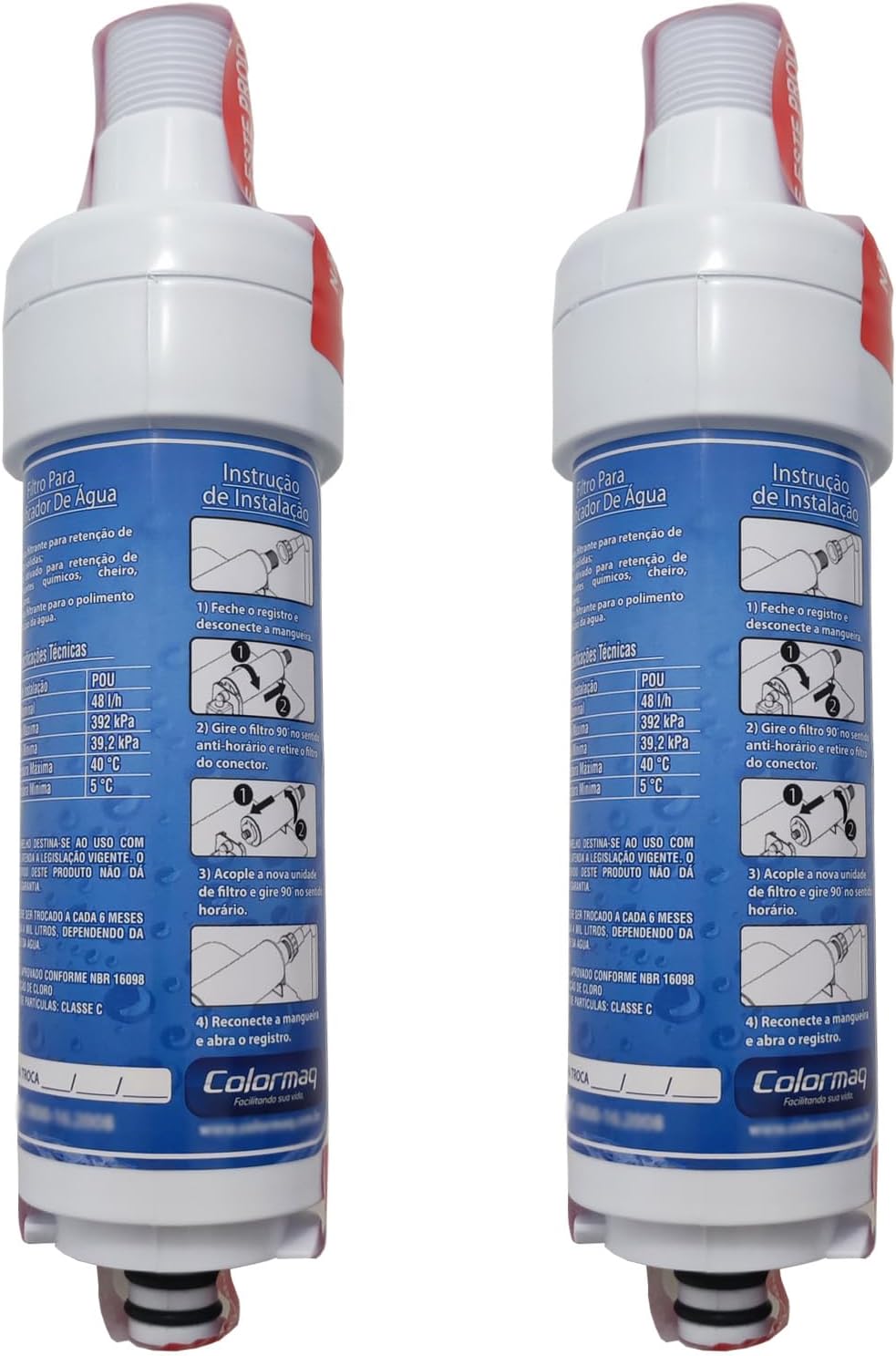 Kit 2 Refis Filtros Colormaq Premium Originais | É bom mesmo? Descubra antes de comprar