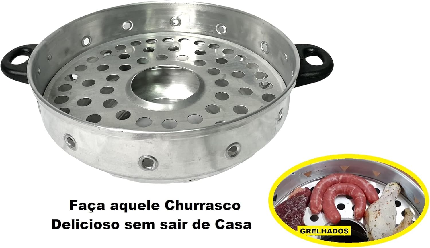 Churrasqueira Multiuso Vigorosa Para Fogão 3 Em 1 N 30 Bolo ... - Image 4