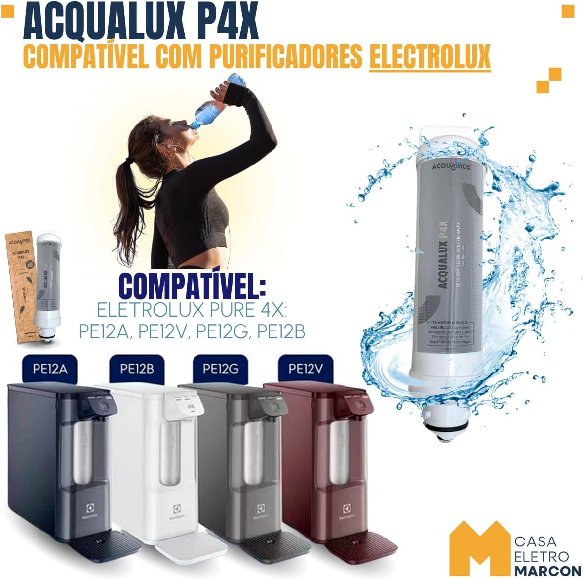 Kit 2 Refil Filtro Acquabios Compatível Para Purificadores E... | É bom mesmo? Descubra antes de comprar - Image 3