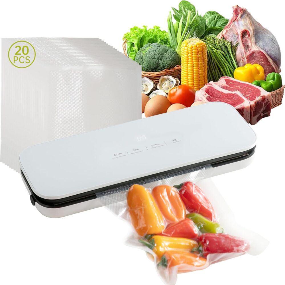 Seladora a vácuo para alimentos, potência de sucção de preci...