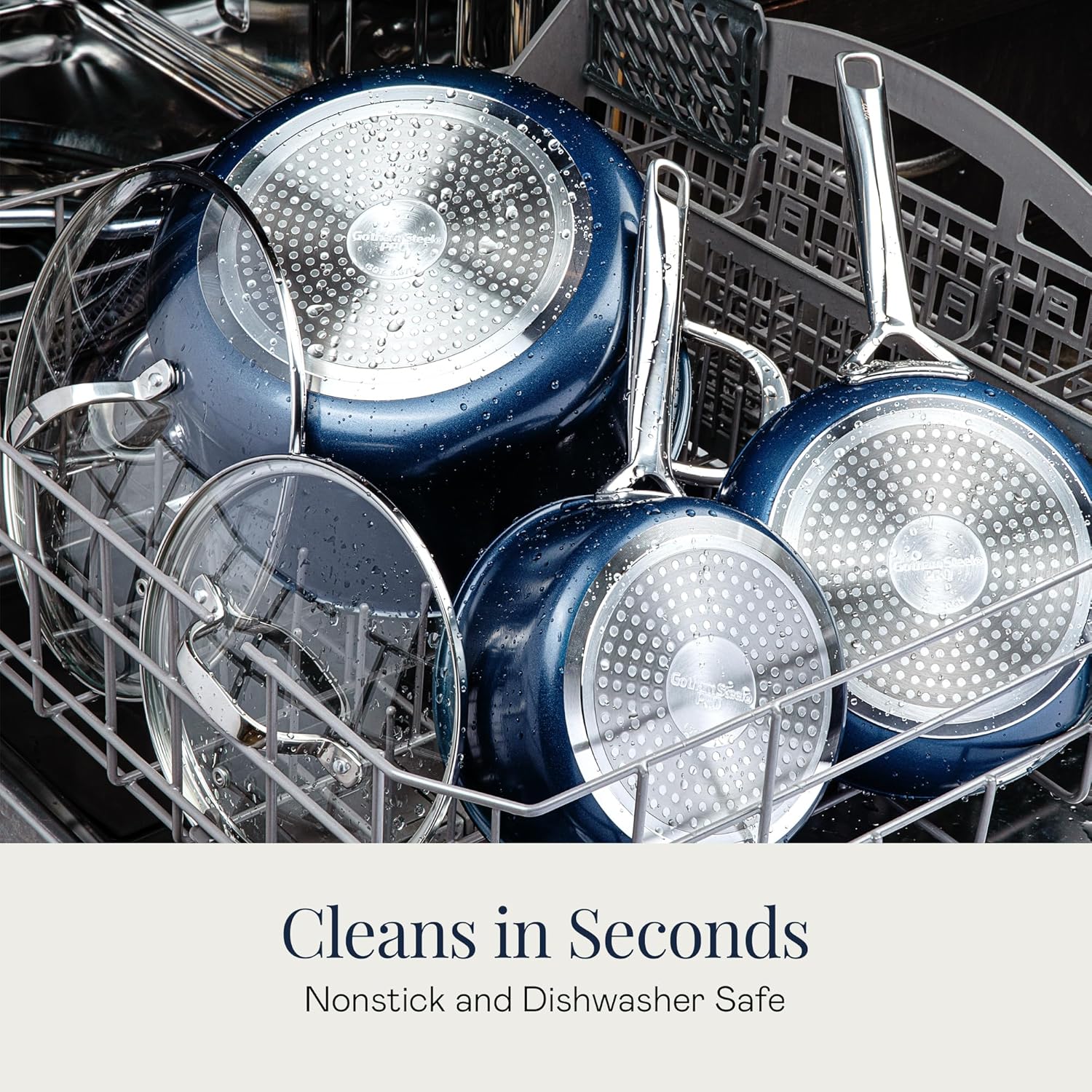 GOTHAM STEEL PRO Conjunto de panelas de cerâmica antiaderent... - Image 5