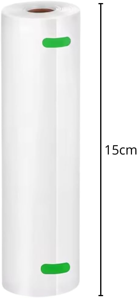 Plástico Gofrado Para Seladora A Vácuo 10 Rolos 15cm x 5m Re... - Image 2