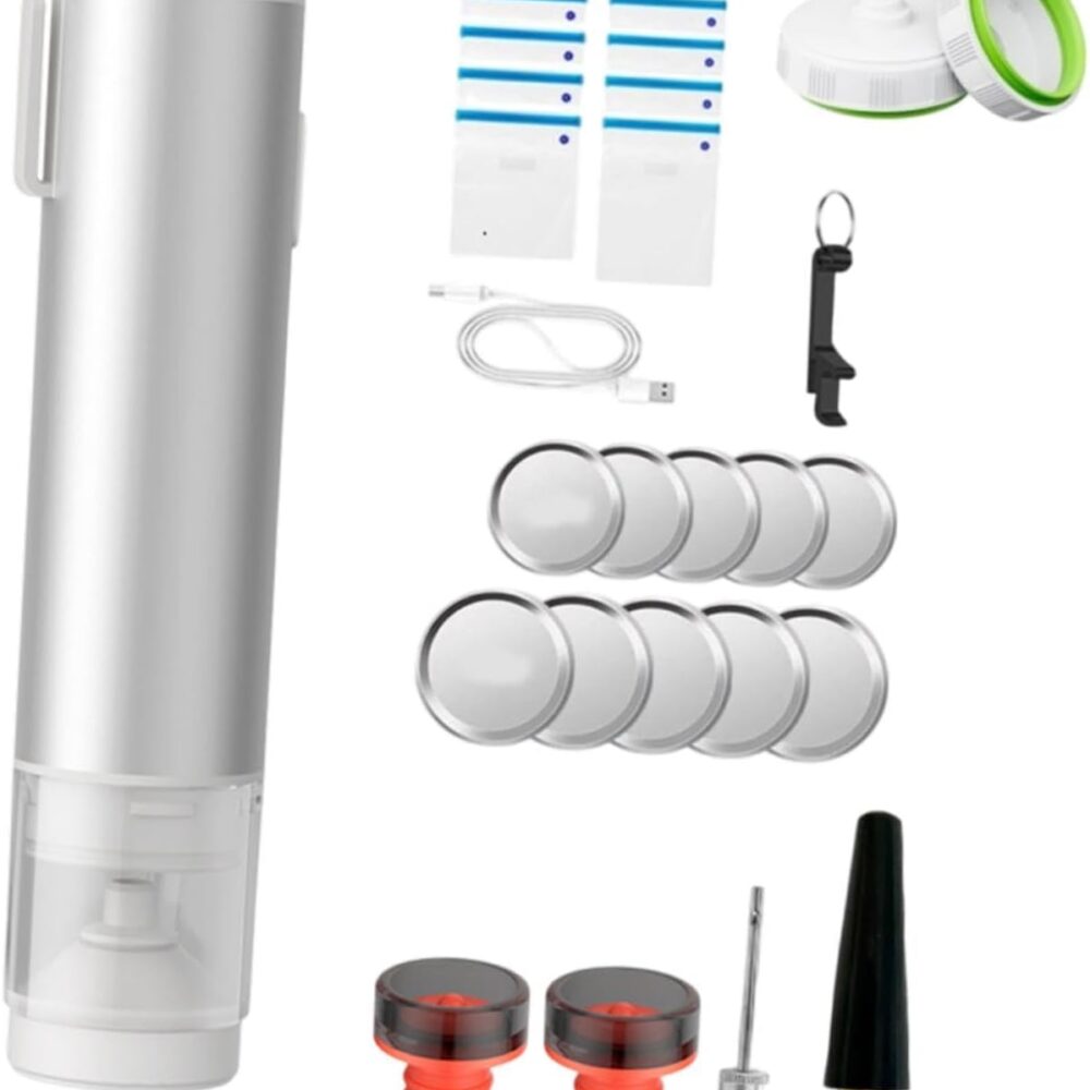 Selador a vácuo para alimentos Bomba seladora a vácuo portát...