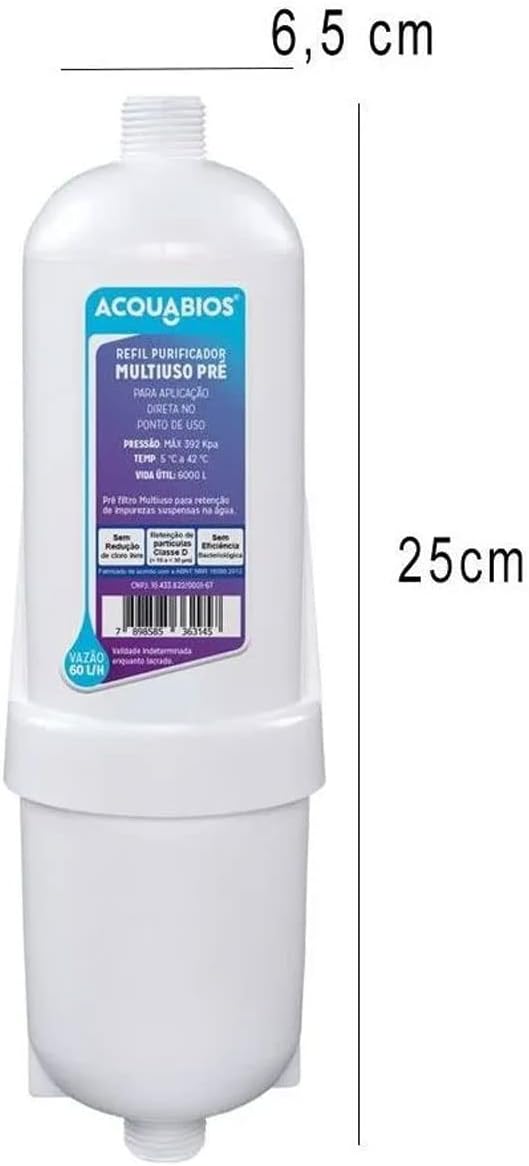 Refil Filtro De Água Multiuso Pré Filtro Acquabios 1005-0011... | É bom mesmo? Descubra antes de comprar - Image 3