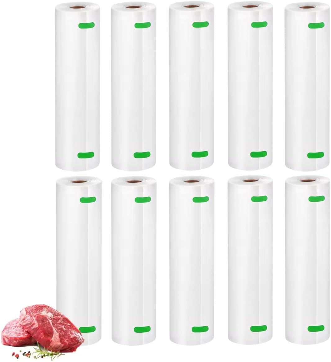 Plástico Gofrado Para Seladora A Vácuo 10 Rolos 15cm x 5m Re...