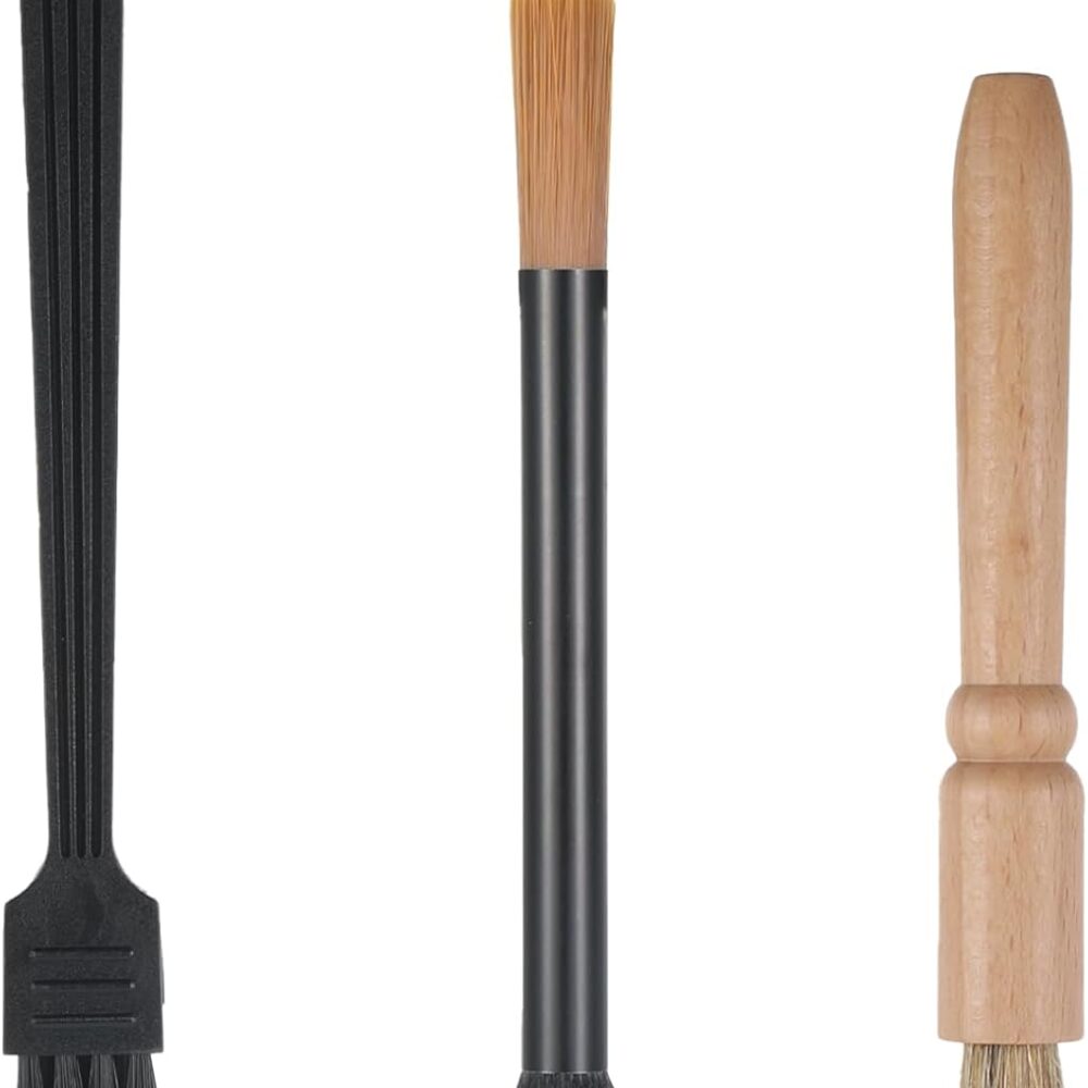 Conjunto de escovas de limpeza de moedor de café, 3 peças de...