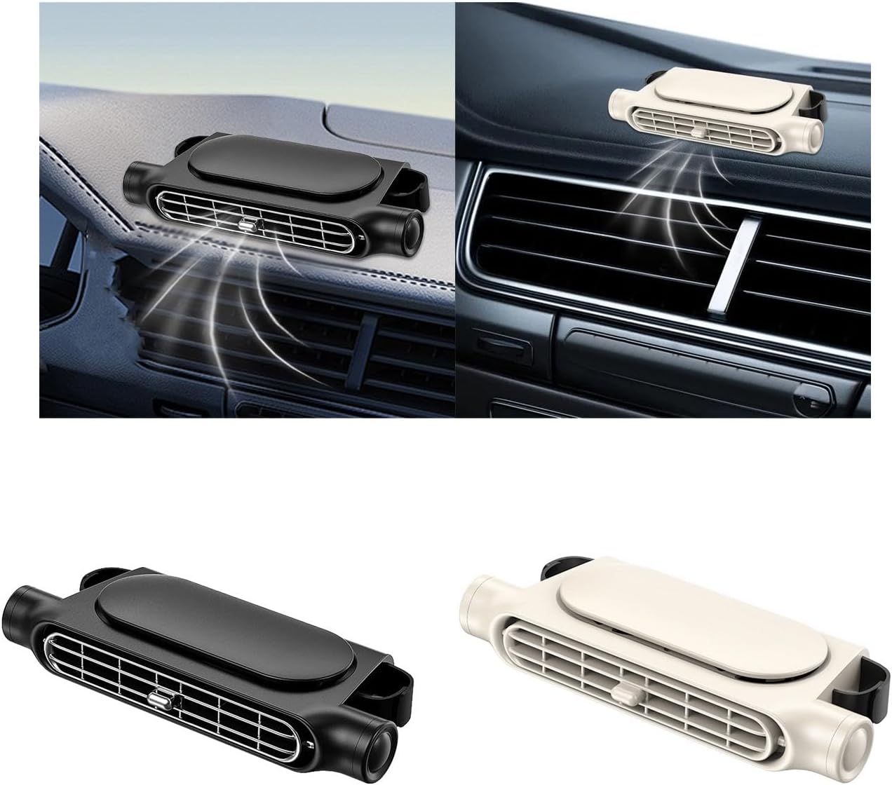 2x Ventilador de Resfriamento para Encosto de Cabeça de Carr...