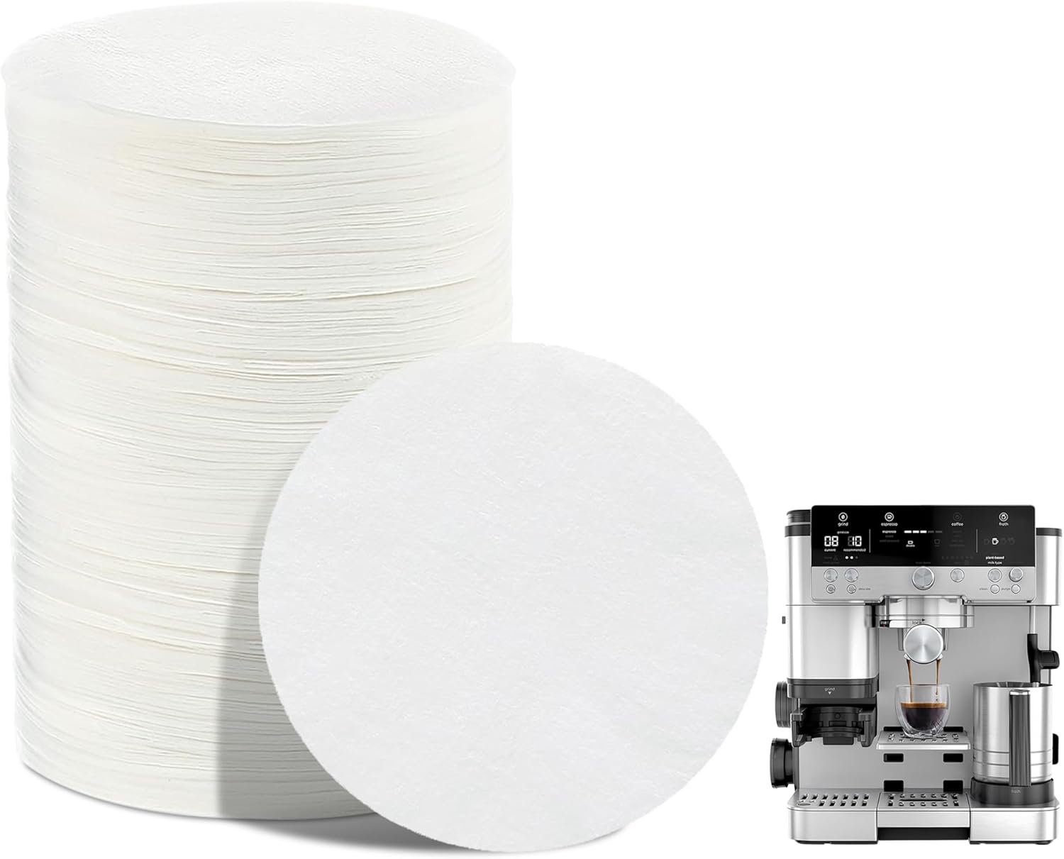 500 filtros de papel de café para máquina de café expresso N...