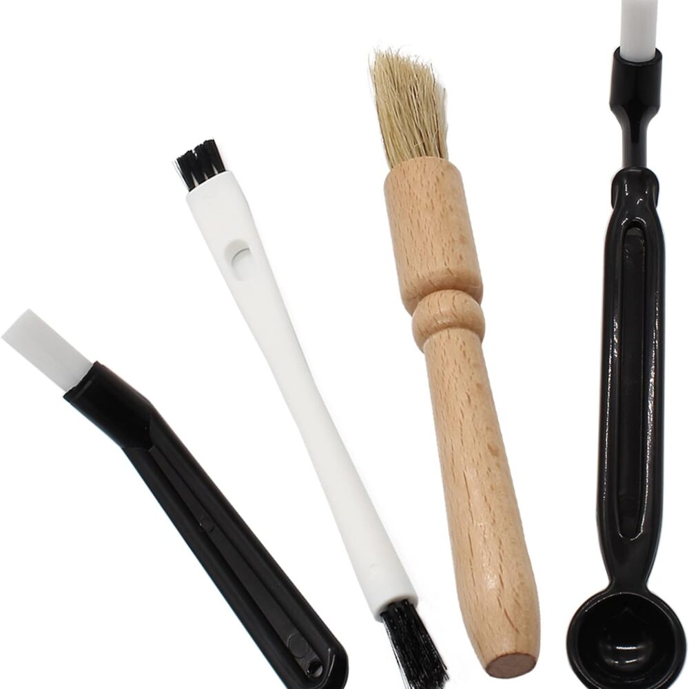 Escova de limpeza de moedor de café, kit de escova para máqu...