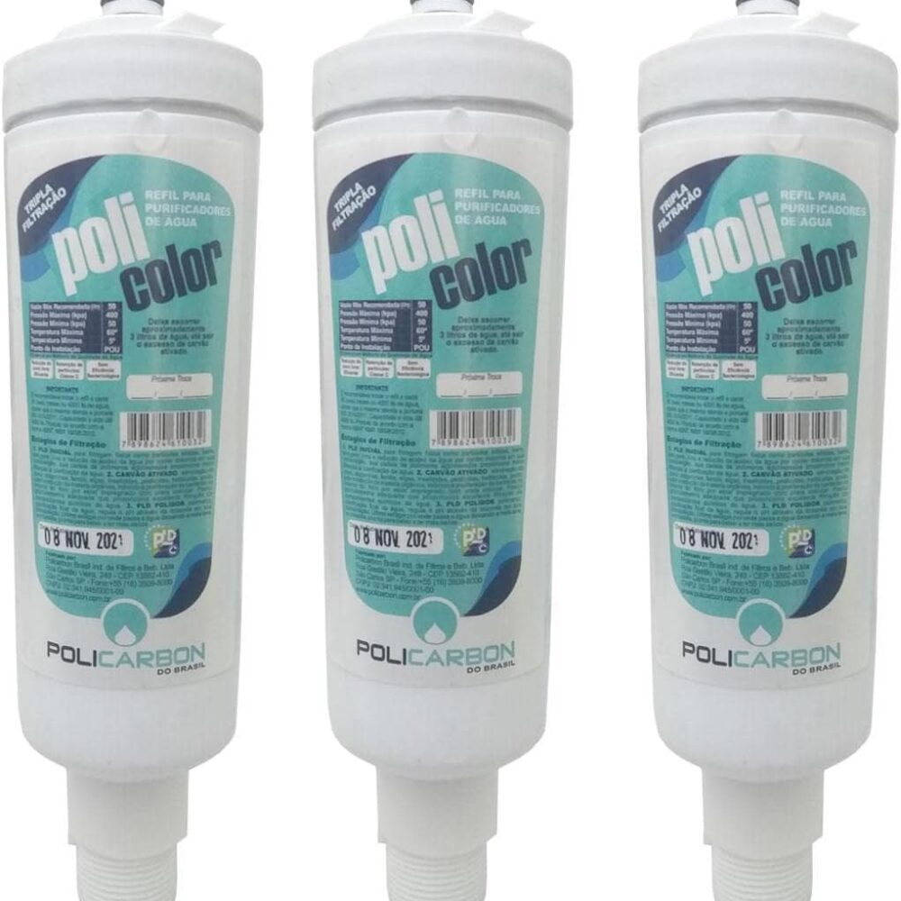 Kit 3 Filtro Refil Purificador De Agua Colormaq Compatível | É bom mesmo? Descubra antes de comprar