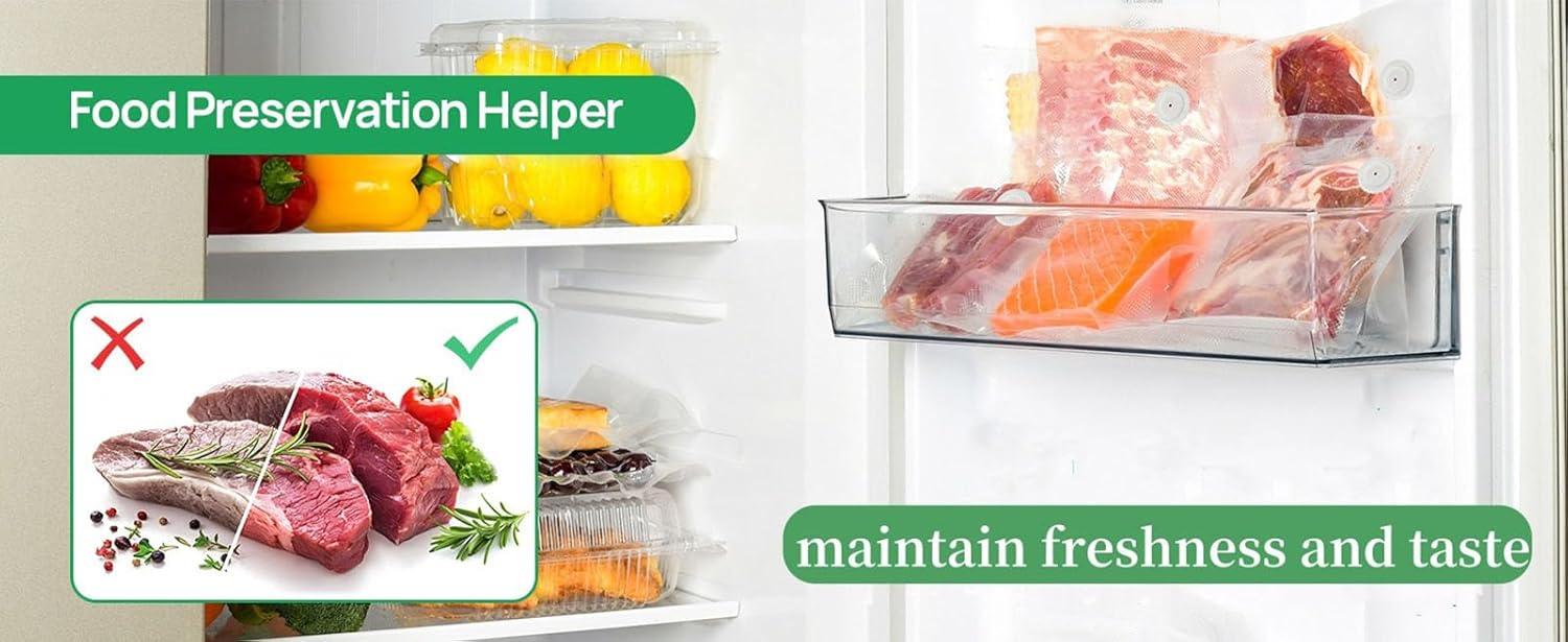 Seladora a vácuo para alimentos, seladora a vácuo portátil c... - Image 6