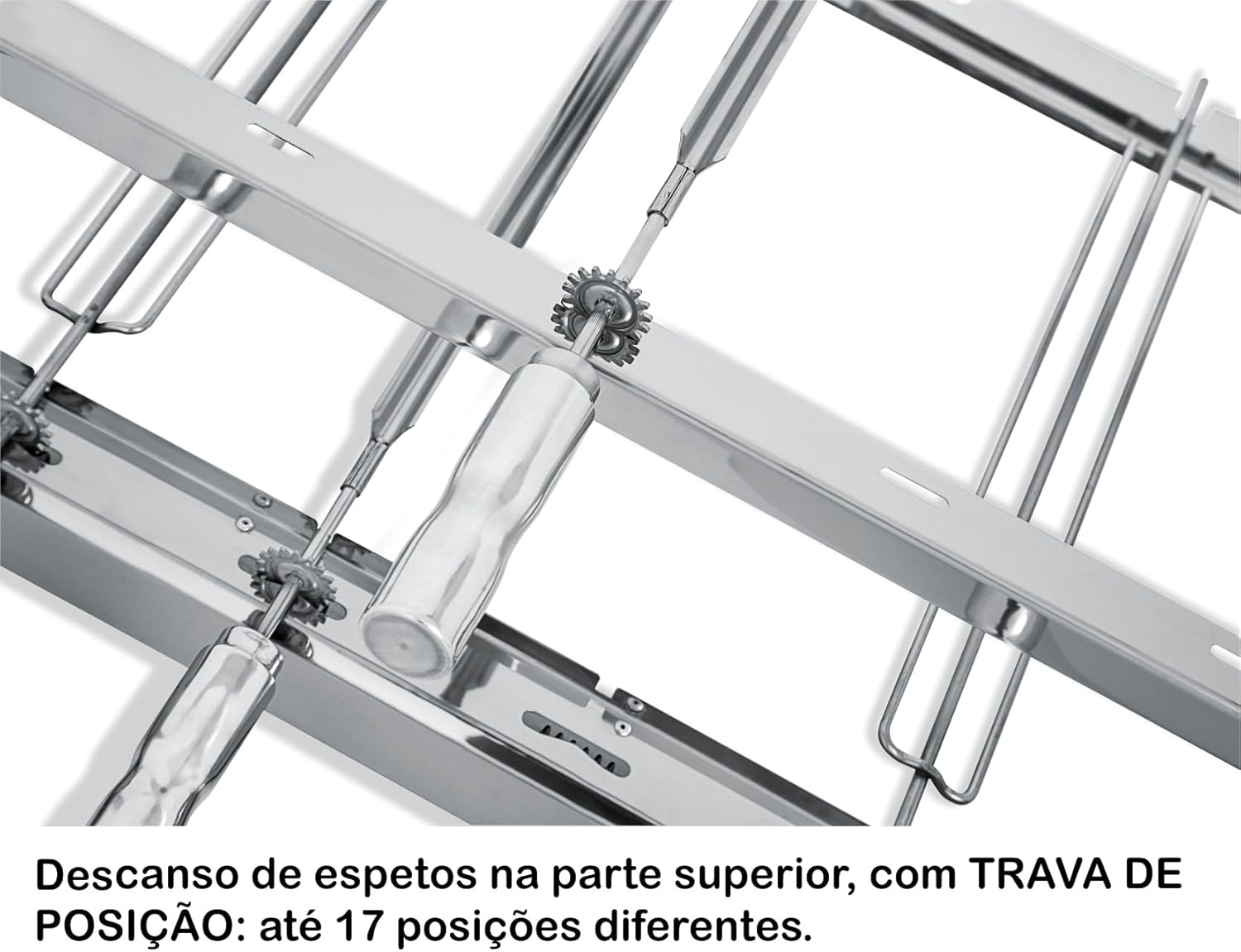 Churrasqueira Gira Grill Artinox - 100% Inox - 6 Espetos Gir... - Image 6